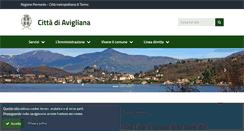 Desktop Screenshot of comune.avigliana.to.it